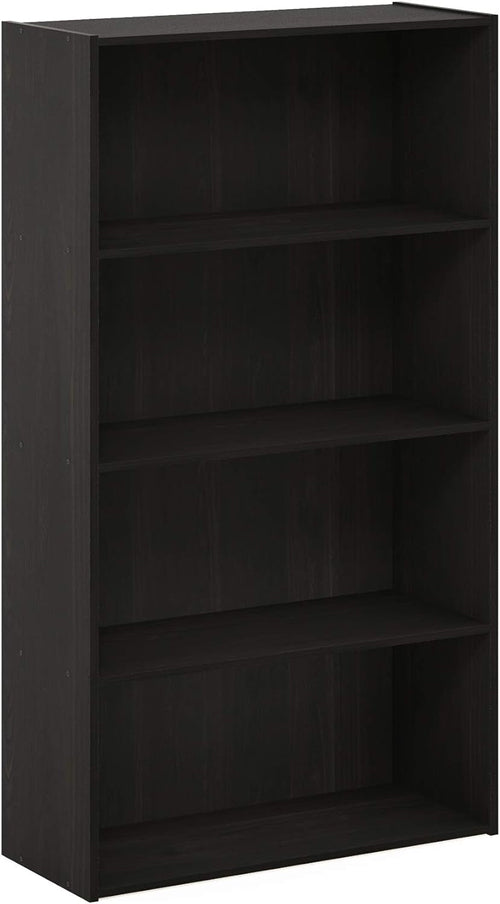 Pasir 4-Tier Bookcase / Bookshelf / Storage Shelves, Espresso