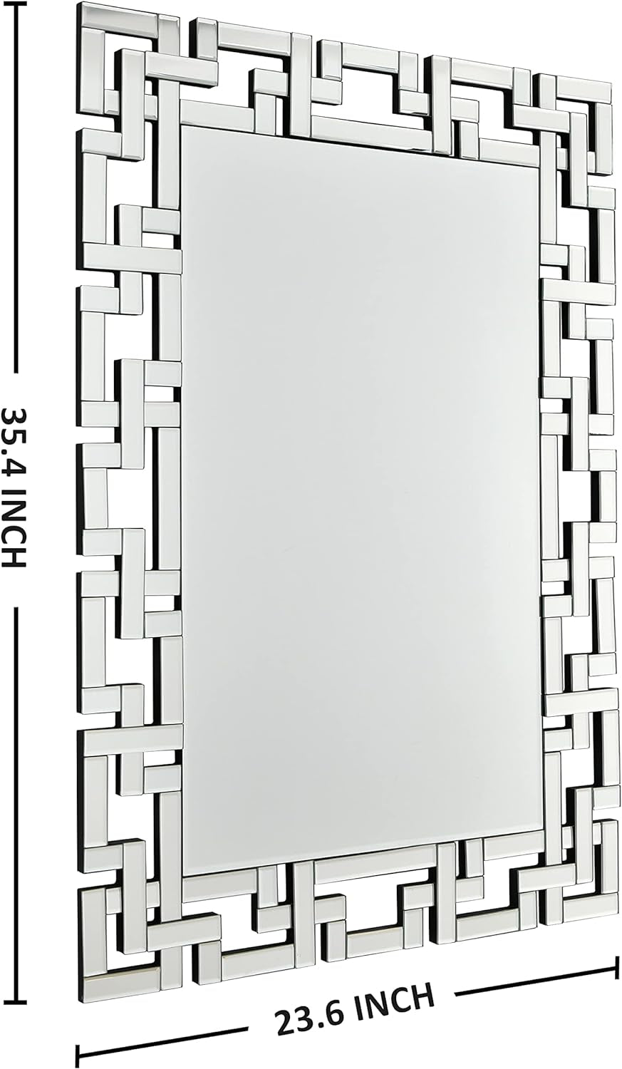 Grecian Venetian Modern Decorative Wall Mirror - Ideal for Living