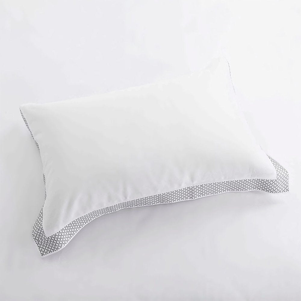Gray and White Queen 100% Cotton 200 Thread Count Washable Duvet Cover