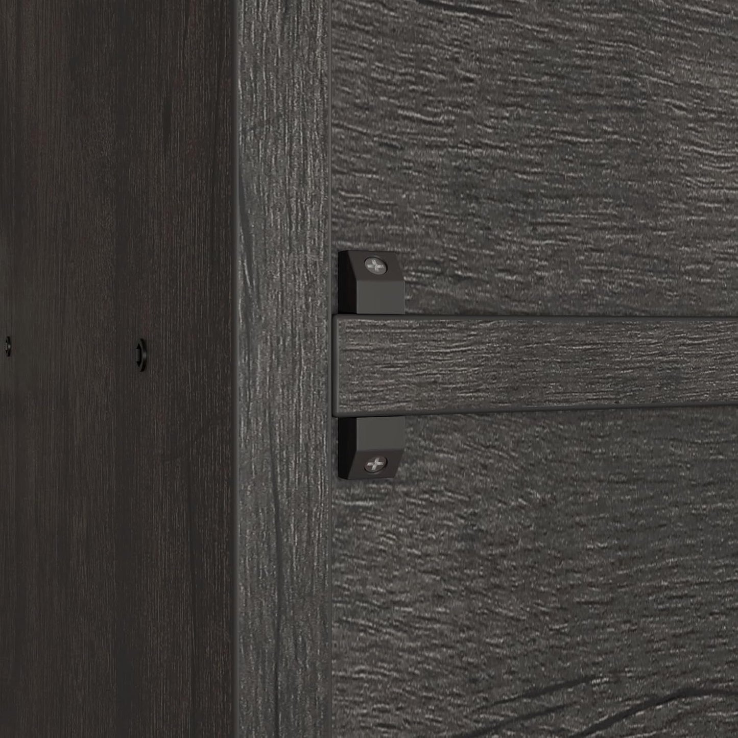 Industrial Bookshelves and Bookcases with Doors 11.8 in Depth Floor