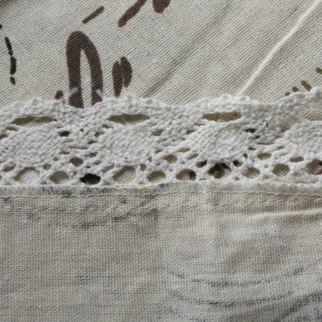 Tower Print Decorative Table Cloth Cotton