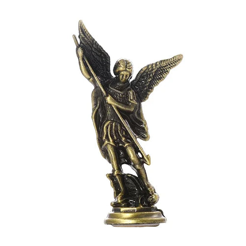 Saint Michael Archangel Figurine, Sacred Angel Michael's Sculpture,