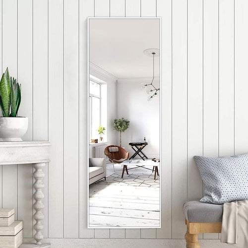 Thin Aluminum Alloy Framed Full-Length Mirror