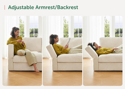 Modular Sectional Sofa with Storage Chaise