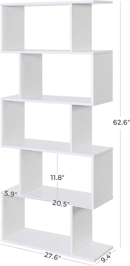 Wooden Bookcase, Display Shelf and Room Divider, Freestanding