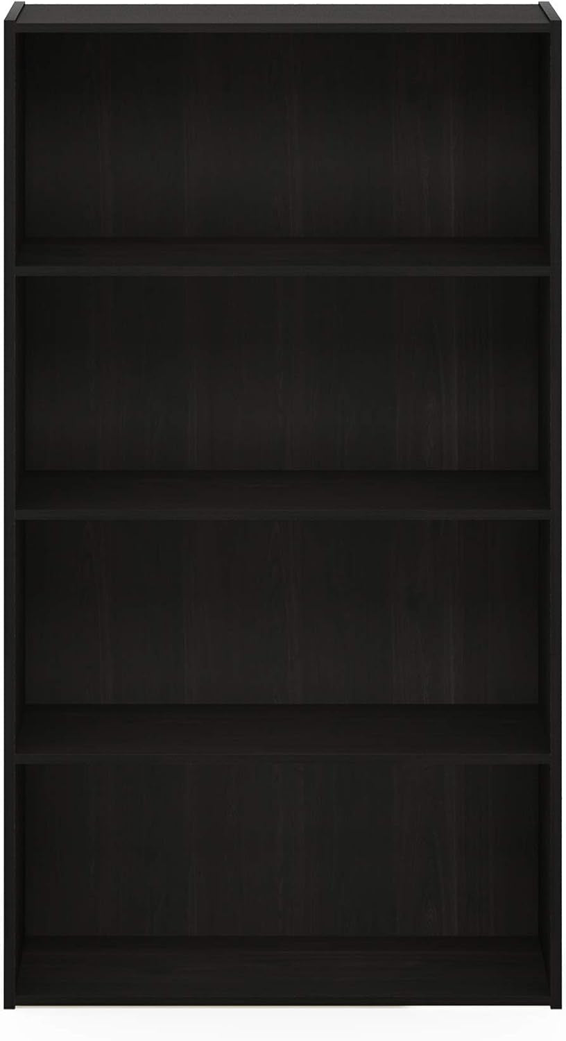 Pasir 4-Tier Bookcase / Bookshelf / Storage Shelves, Espresso