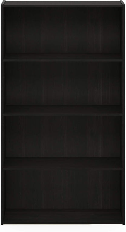 Pasir 4-Tier Bookcase / Bookshelf / Storage Shelves, Espresso