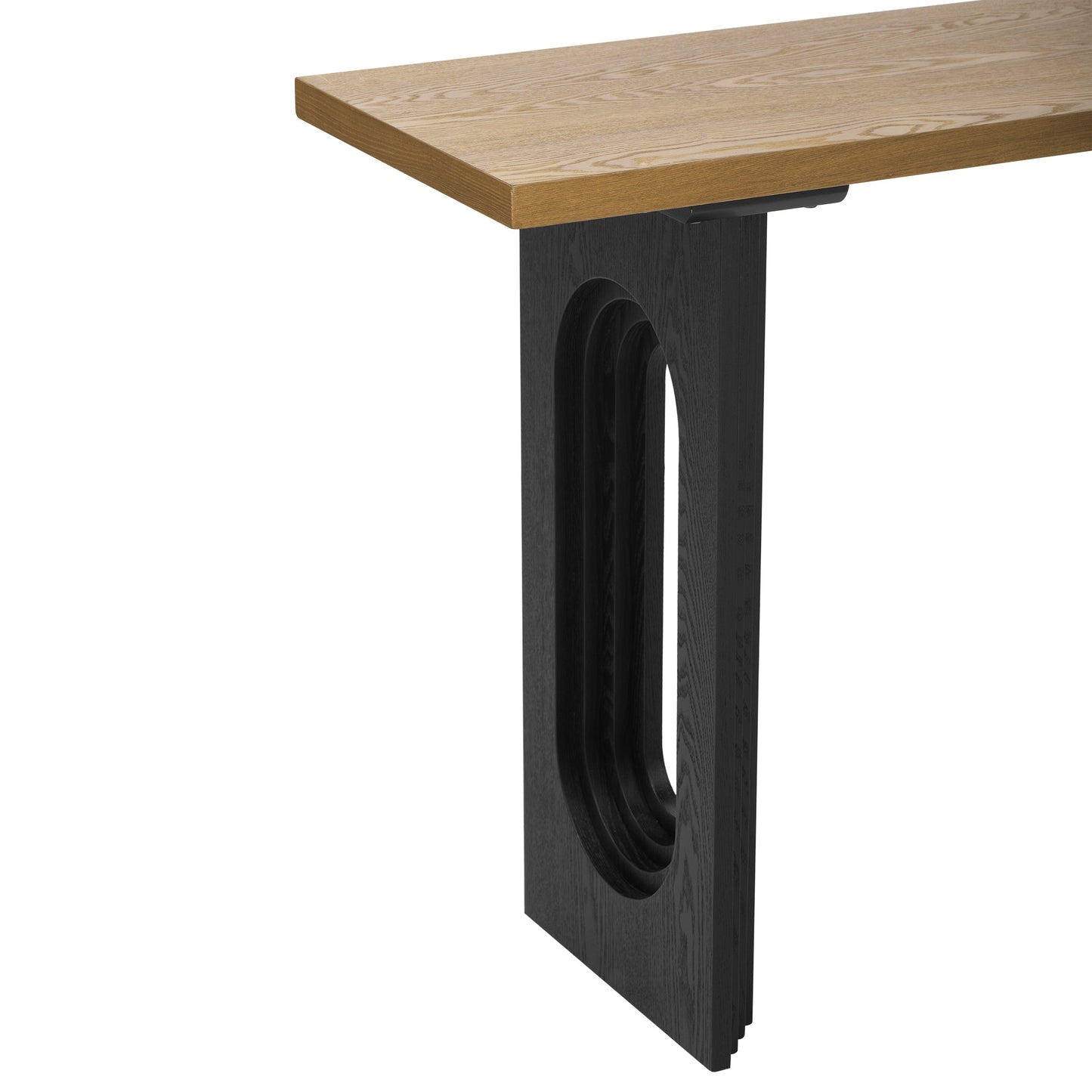 Uniquely Designed Console Table made of Fraxinus Mandschuric Solid