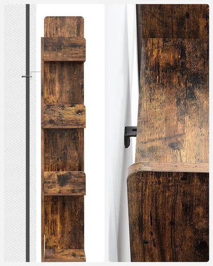 Bookshelf, Tree-Shaped Bookcase with 13 Storage Shelves, Rounded