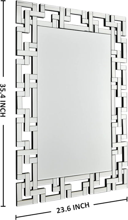Grecian Venetian Modern Decorative Wall Mirror - Ideal for Living