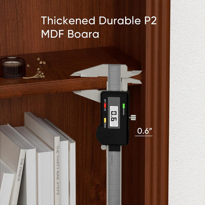 Bookcase Bookshelves, 5-Shelf Tall Bookcase 72" Wood Open Display