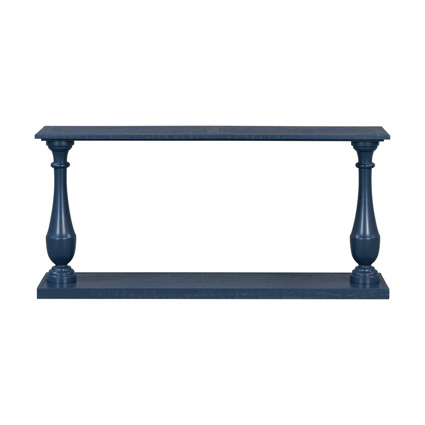 Vintage Sofa Table Console Table with Luxurious Pine Veneer and