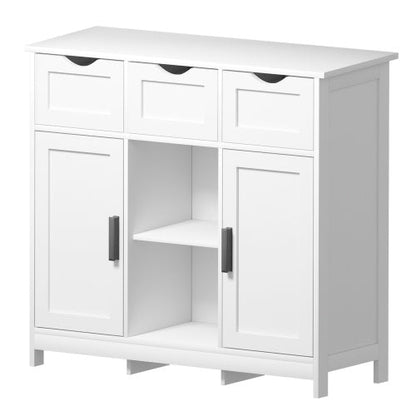 Storage Cabinets,Wooden Floor Cabinet,with Drawers And Shelves Storage