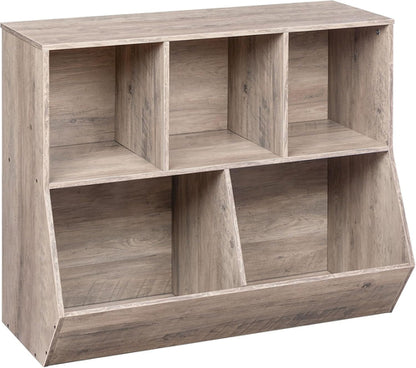 Kids Bookshelf, Bookcase Footboard, Toy Storage Cubby, Children'S Toy