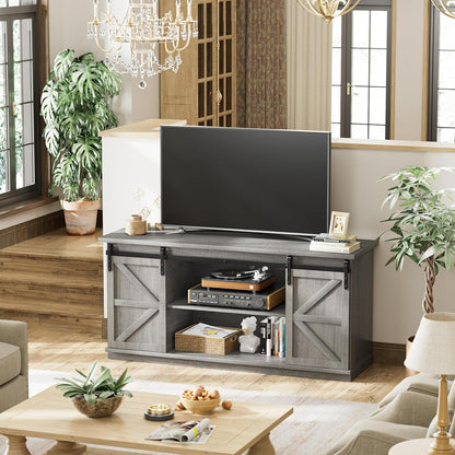 TV Stand for 65 Inch TV, Entertainment Center with Storage Cabinets