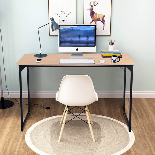 Computer Desk,47.2 Inches Home Office Desk Writing Study Table Modern