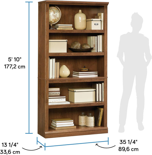 Miscellaneous Storage 5 Split Bookcase/Book Shelf, L: 35.28" X W: