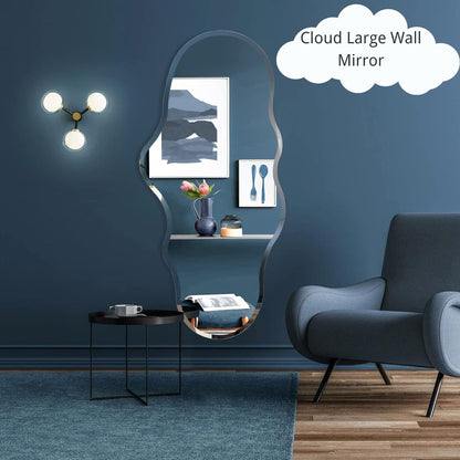 47X23 Inch Full Length Wall Mounted Mirror for Bedroom, Bathroom, and