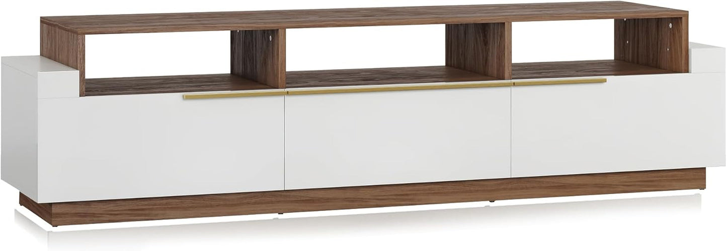 70" TV Stand for TV up to 70", Modern Home Entertainment Center with