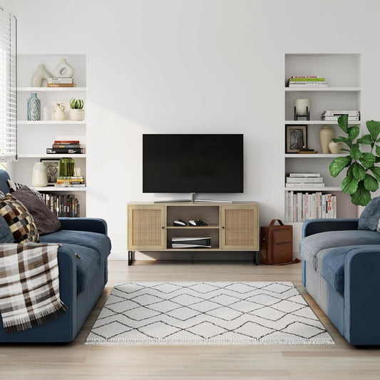 74101 Mina Modern TV Stand, Entertainment Cabinet, Media Console with