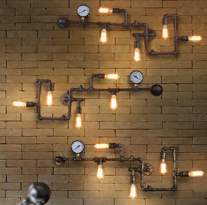 Customized Metal Tube Wall Light Art