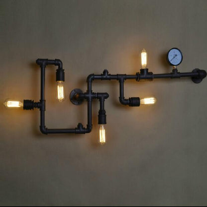 Customized Metal Tube Wall Light Art