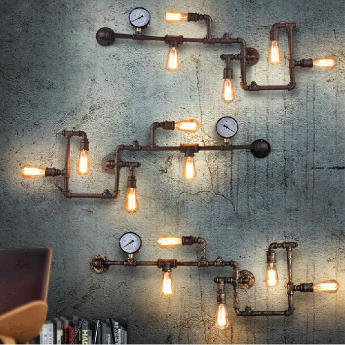 Customized Metal Tube Wall Light Art