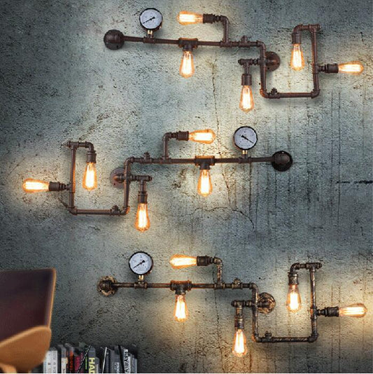 Customized Metal Tube Wall Light Art