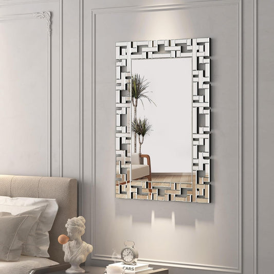 Grecian Venetian Modern Decorative Wall Mirror - Ideal for Living