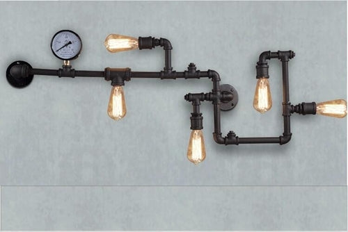 Customized Metal Tube Wall Light Art