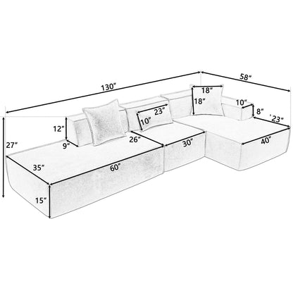 Modular combination living room sofa set, modern minimalist sofa, free