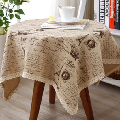 Crown Pattern Decorative Table Cloth