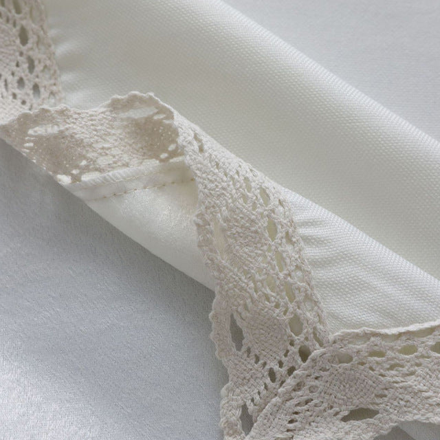 Feather Print Decorative Table Cloth