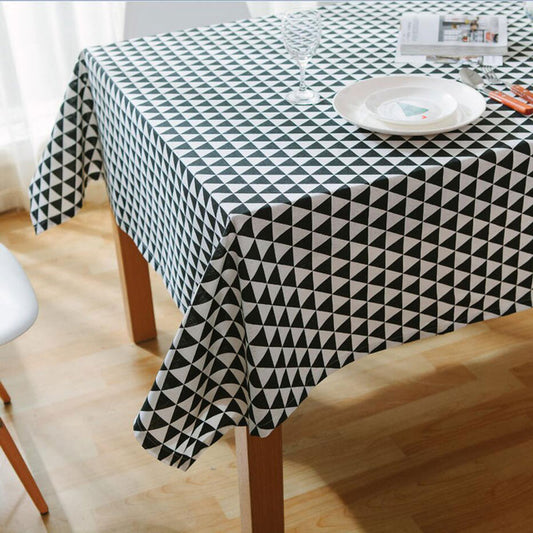 Triangle Pattern Decorative Table Cloth
