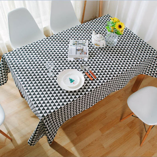 Triangle Pattern Decorative Table Cloth