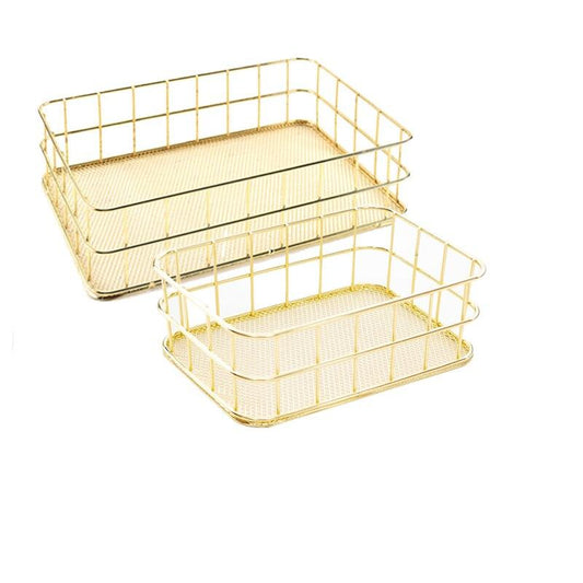 Wrought Iron Kitchen Seasoning Storage Basket