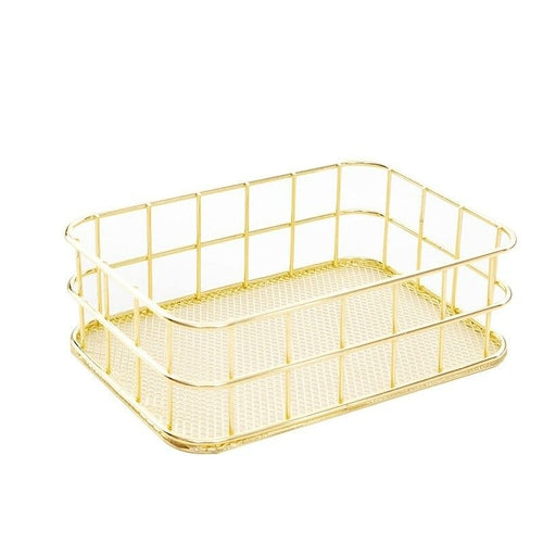 Wrought Iron Kitchen Seasoning Storage Basket