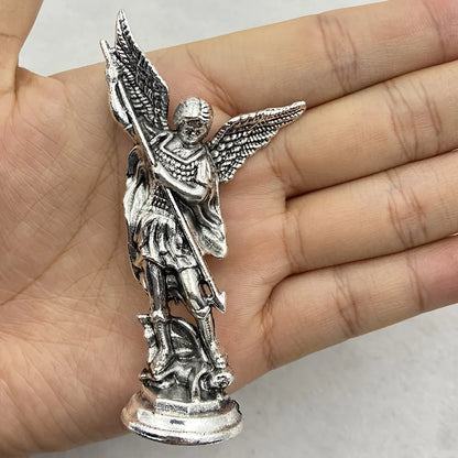 Saint Michael Archangel Figurine, Sacred Angel Michael's  Sculpture,