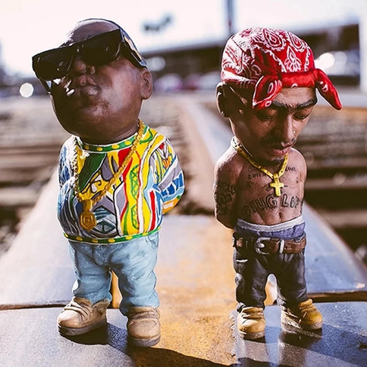1 Pcs Hip Hop Legend Commemorative Resin Ornaments Home Decoration