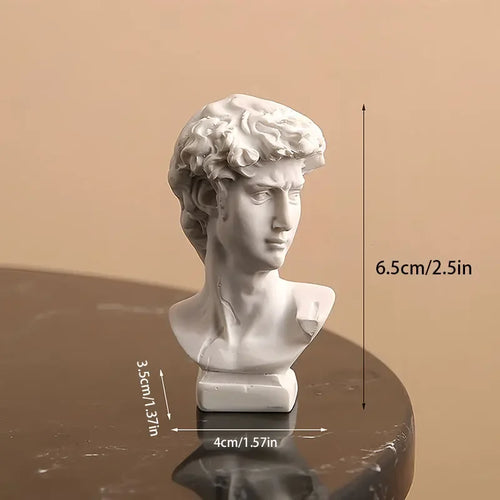 Apollo Bust Greek and Roman Mythology God of Sunlight Resin Head Bust