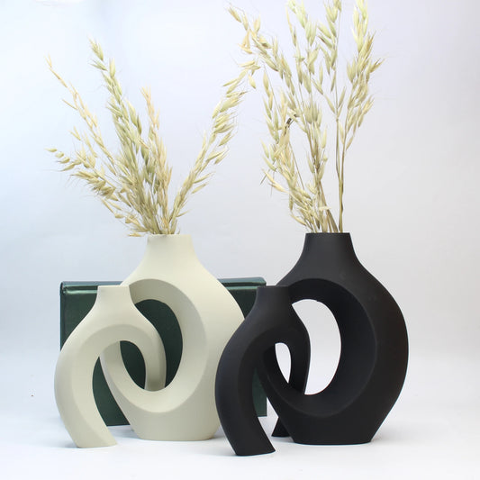 A Set of Hugging Vase Ornaments, Home Decoration Ornaments Vase, Dry