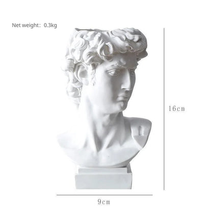 Ins Nordic David Vase Hydroponic Vase Ornaments Flower Pot Makeup
