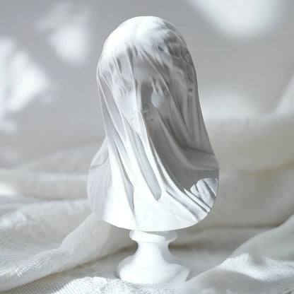 Veiled Lady Bust Greek Goddess Statue Classic Roman Mythology Gifts