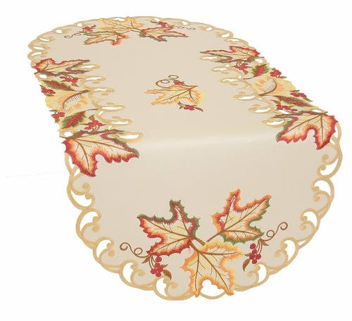 XD160912 Moisson Leaf Table Runner