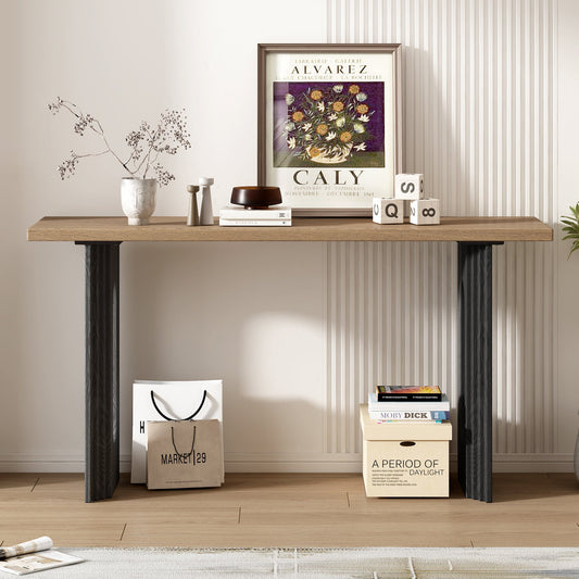 Uniquely Designed Console Table made of Fraxinus Mandschuric Solid