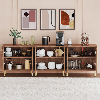 Storage Cabinet, Free Standing Buffet Cabinet, Morden Sideboard and