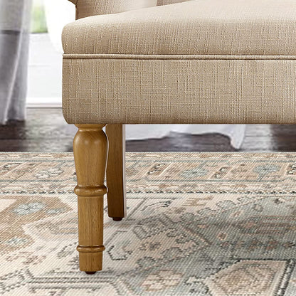 Warm Beige Love Seats Sofa Set