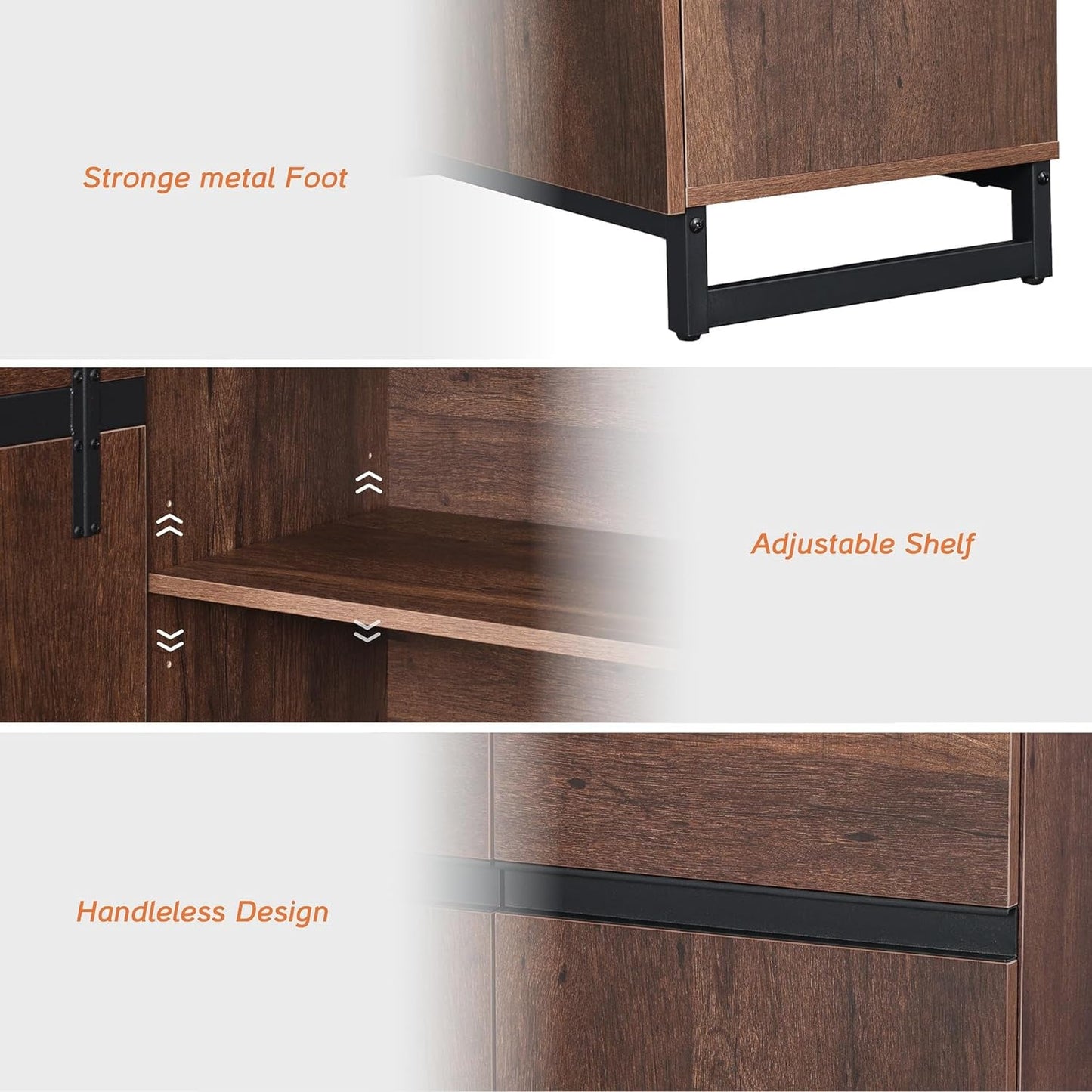 Modern TV Stand for Tvs up to 100 Inch, 3 in 1 Entertainment Center TV