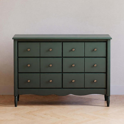 Liberty 6-Drawer Assembled Dresser in Forest Green | 2 Sets of Knobs