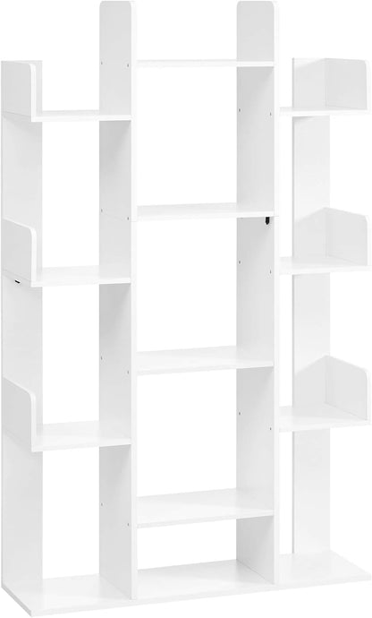 Tree-Shaped Bookcase with 13 Shelves and 5-Tier Freestanding